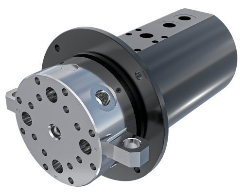 Hydraulischen Drehverteiler für Grundbau und Bohrungen 