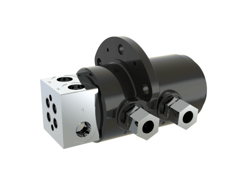 Hydraulische Drehverteiler für Erdbewegungsmaschinen